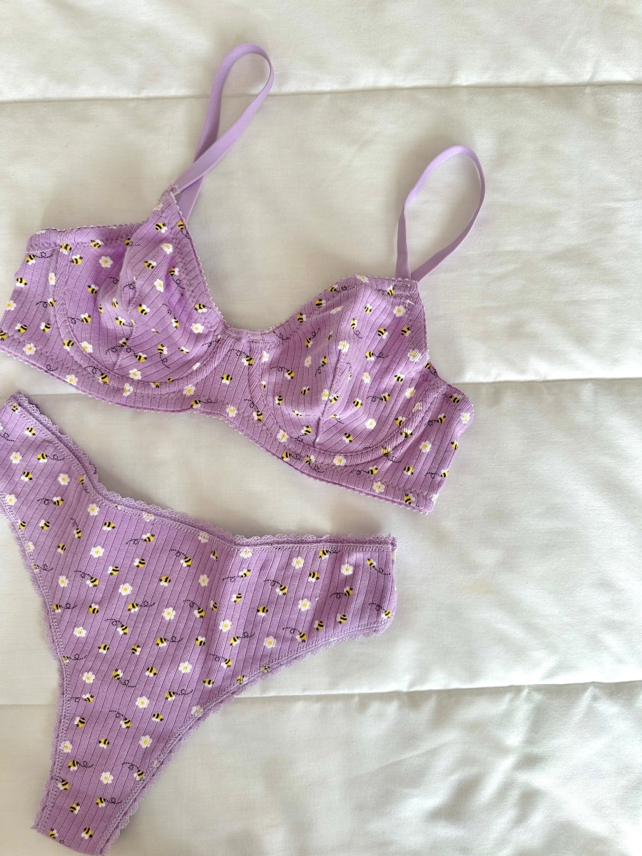 Beabe Lila Soft Balenli Takım - Feruz Design