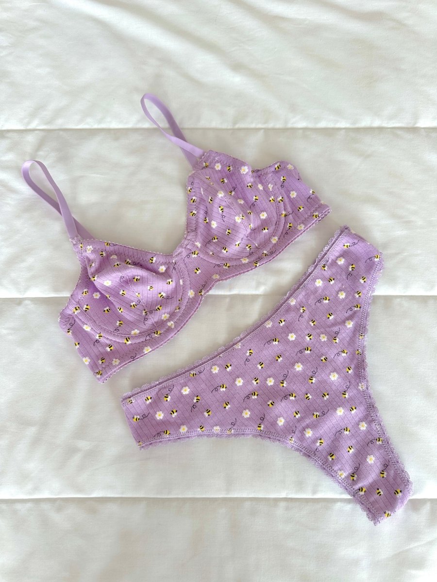 Beabe Lila Soft Balenli Takım - Feruz Design