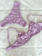 Beabe Lila Soft Balenli Takım - Feruz Design
