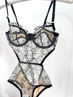 Blair Siyah Bodysuit - Feruz Design