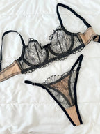 Blair Siyah Bralet Takım - Feruz Design