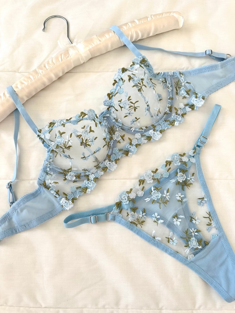 Blue Robin Bralet Takım - Feruz Design
