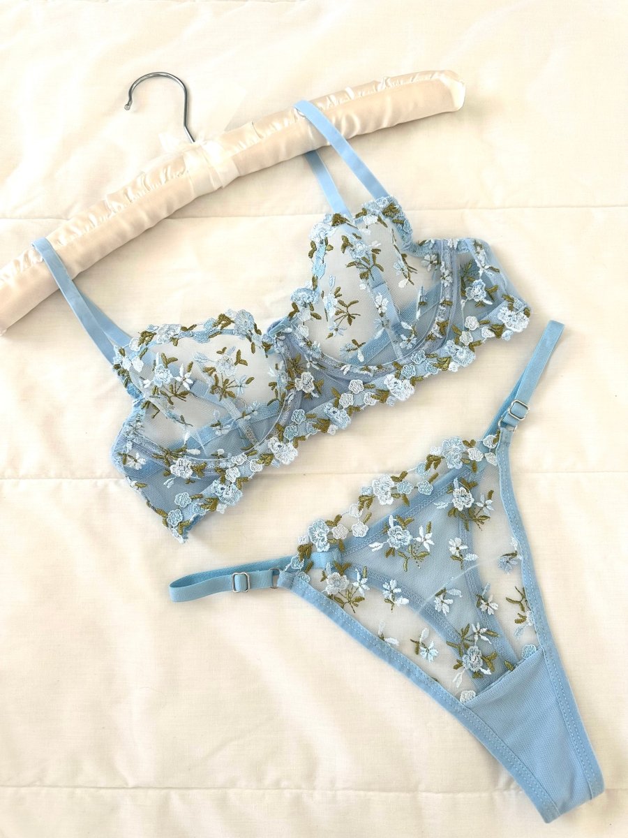 Blue Robin Bralet Takım - Feruz Design