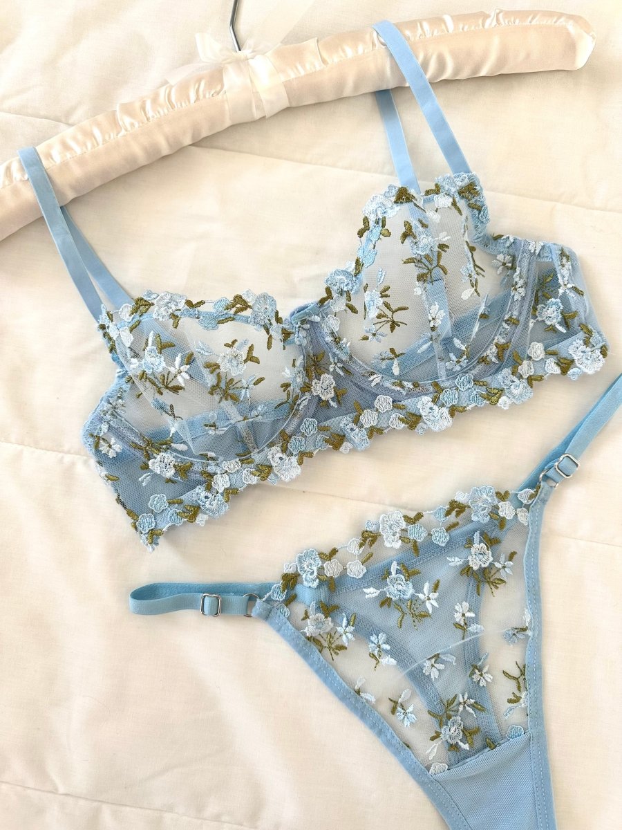 Blue Robin Bralet Takım - Feruz Design