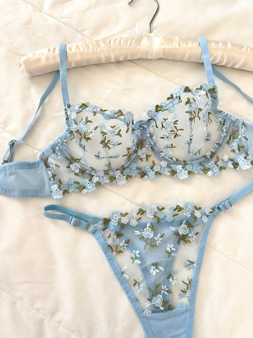 Blue Robin Bralet Takım - Feruz Design