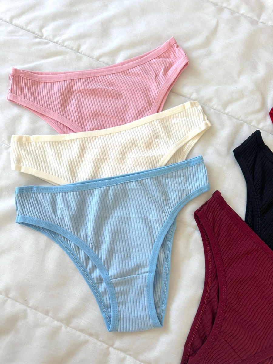 Chloe 6'lı %100 Pamuk Slip Külot - Feruz Design