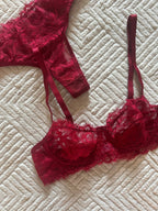Colette Bordo Balenli Sütyen Takım - Feruz Design
