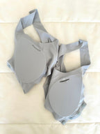 Comfort Gri Lazer Kesim Düğmeli Sütyen - Feruz Design