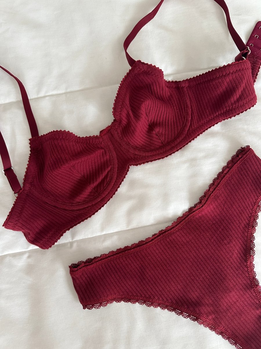 Dali Bordo Soft Balenli Takım - Feruz Design