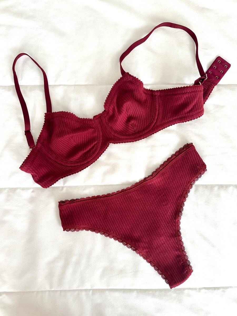 Dali Bordo Soft Balenli Takım - Feruz Design