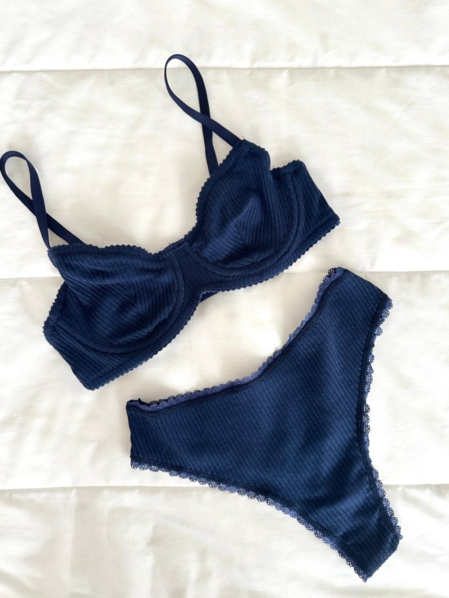 Dali Lacivert Soft Balenli Takım - Feruz Design