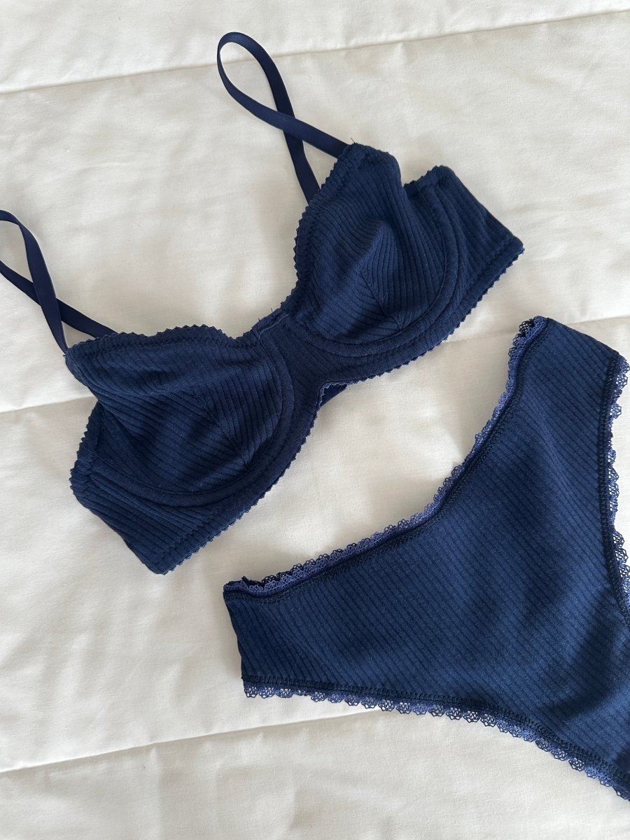 Dali Lacivert Soft Balenli Takım - Feruz Design
