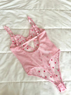 Elodi Pembe Kalpli Bodysuit - Feruz Design