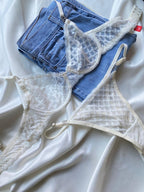 Emma Beyaz Bralet Takım - Feruz Design