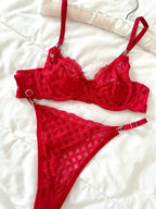 Emma Kırmızı Bralet Takım - Feruz Design