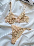 Emma Krem Bralet Takım - Feruz Design