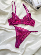 Emma Vişne Bralet Takım - Feruz Design