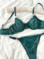 Emma Yeşil Bralet Takım - Feruz Design