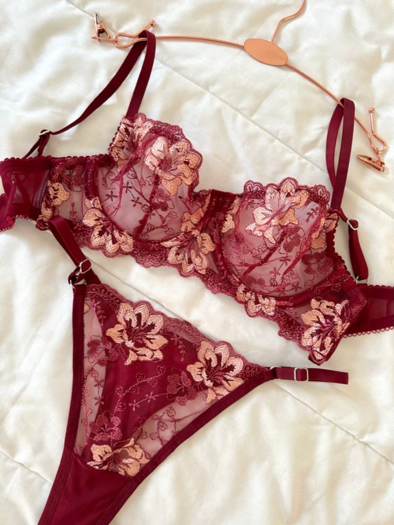 Hestia Bordo Bralet Takım - Feruz Design