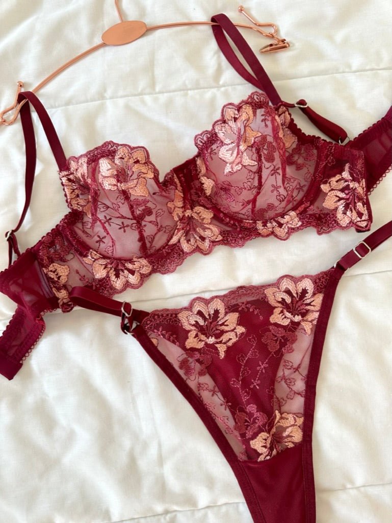 Hestia Bordo Bralet Takım - Feruz Design