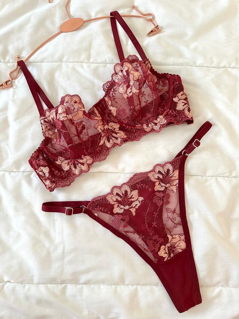 Hestia Bordo Bralet Takım - Feruz Design