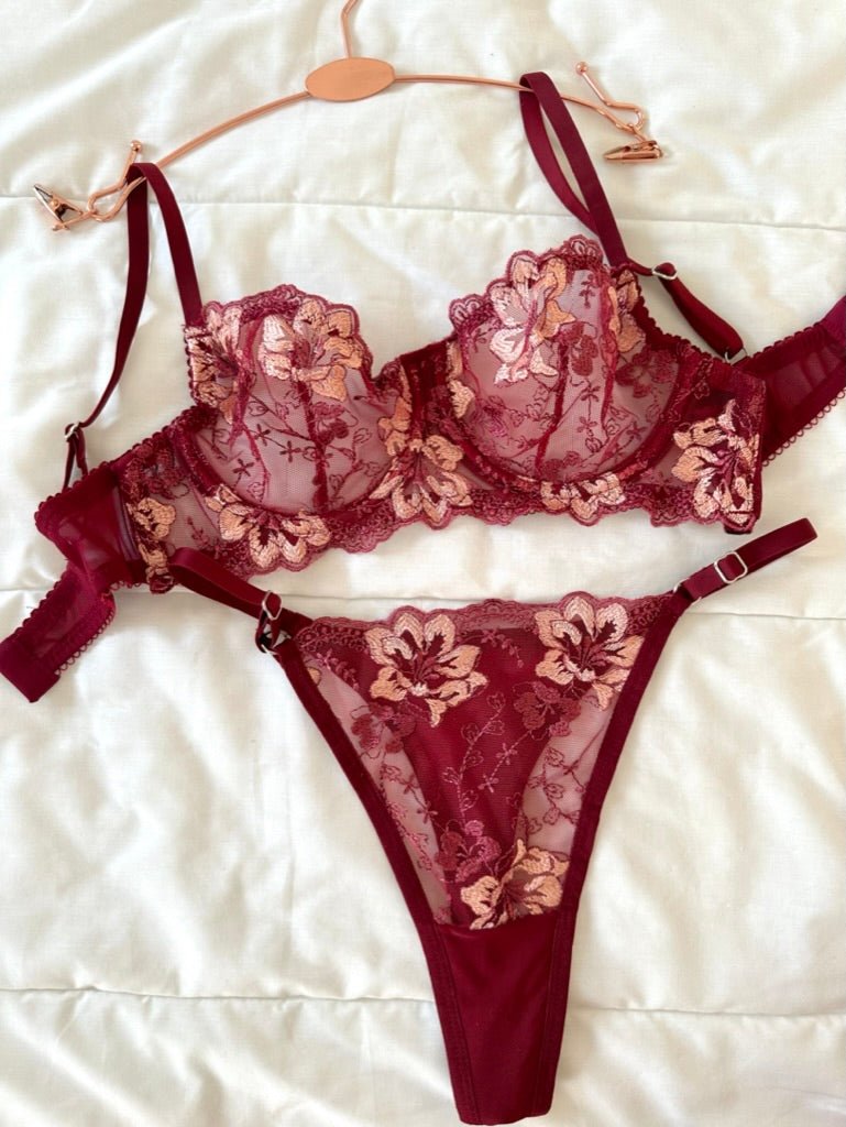 Hestia Bordo Bralet Takım - Feruz Design