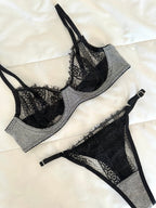 Laddy Gri Bralet Takım - Feruz Design