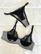 Laddy Gri Bralet Takım - Feruz Design