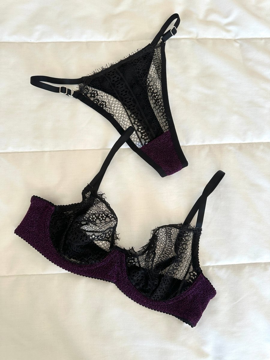 Laddy Mor Bralet Takım - Feruz Design