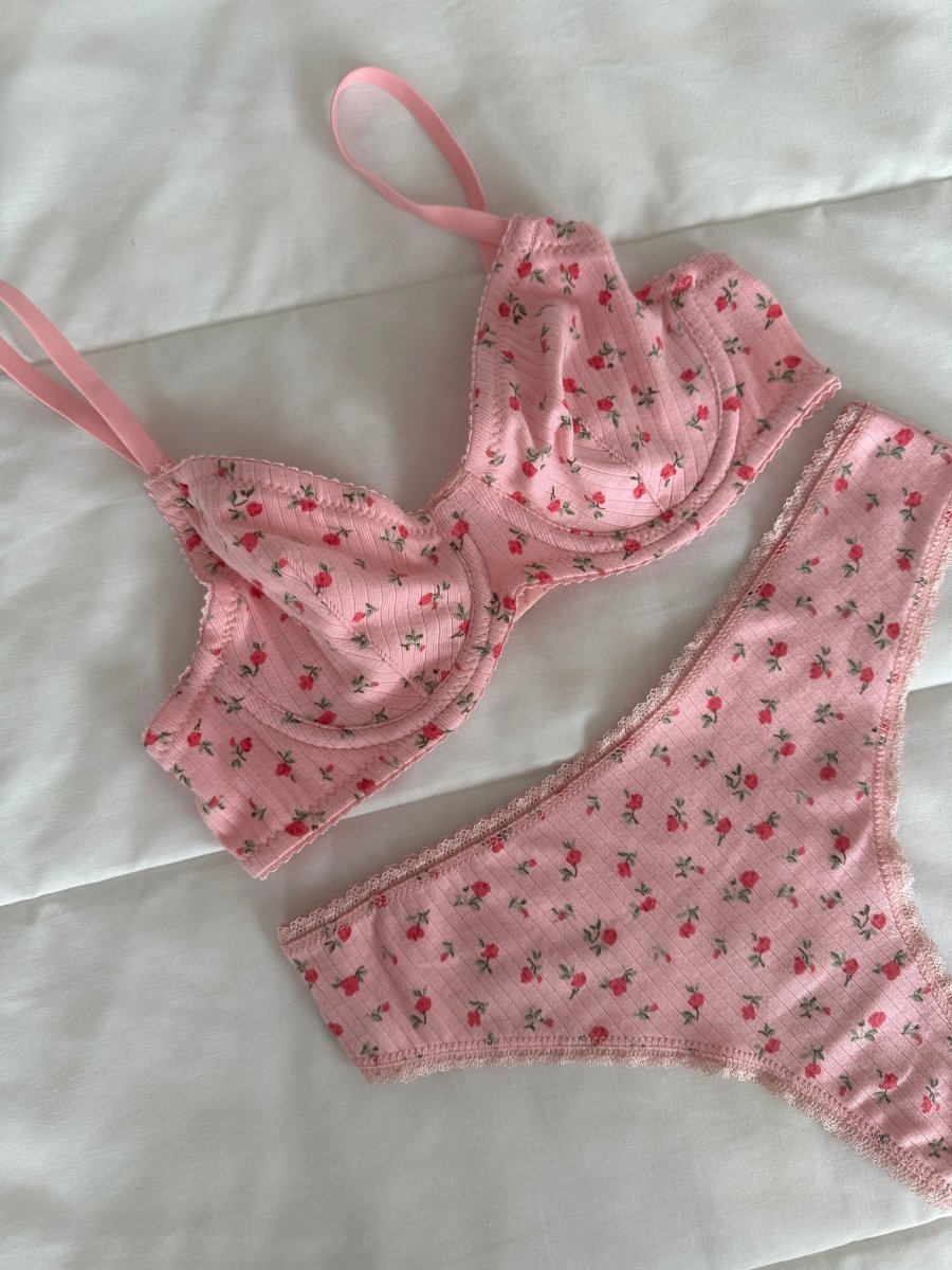 Lavi Pembe Soft Balenli Takım - Feruz Design
