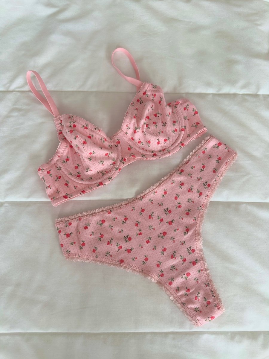 Lavi Pembe Soft Balenli Takım - Feruz Design