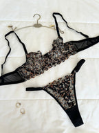 Leopard Balenli Sütyen Takımı - Feruz Design