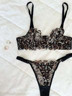 Leopard Balenli Sütyen Takımı - Feruz Design