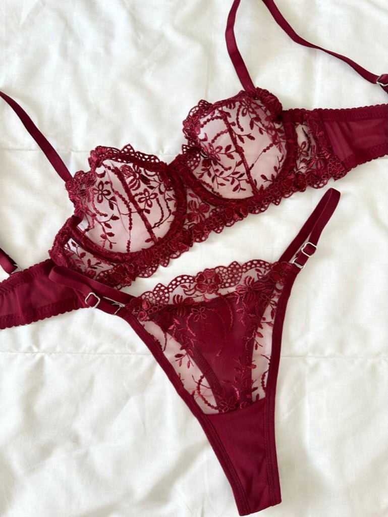 Marte Bordo Bralet Takım - Feruz Design