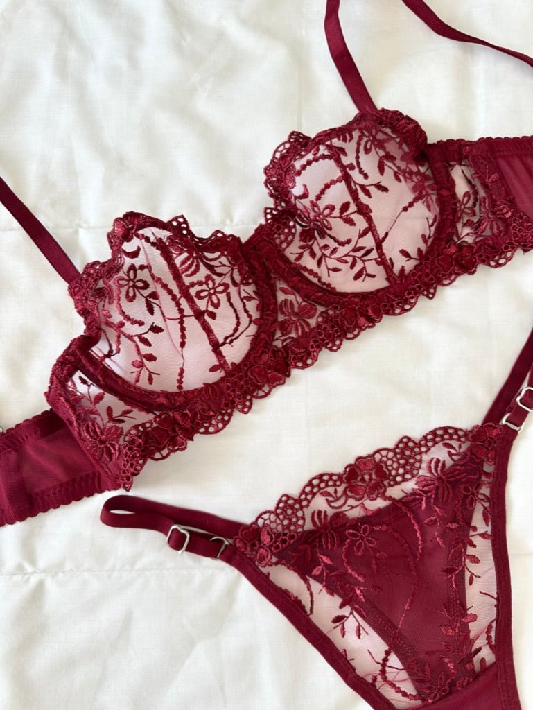 Marte Bordo Bralet Takım - Feruz Design
