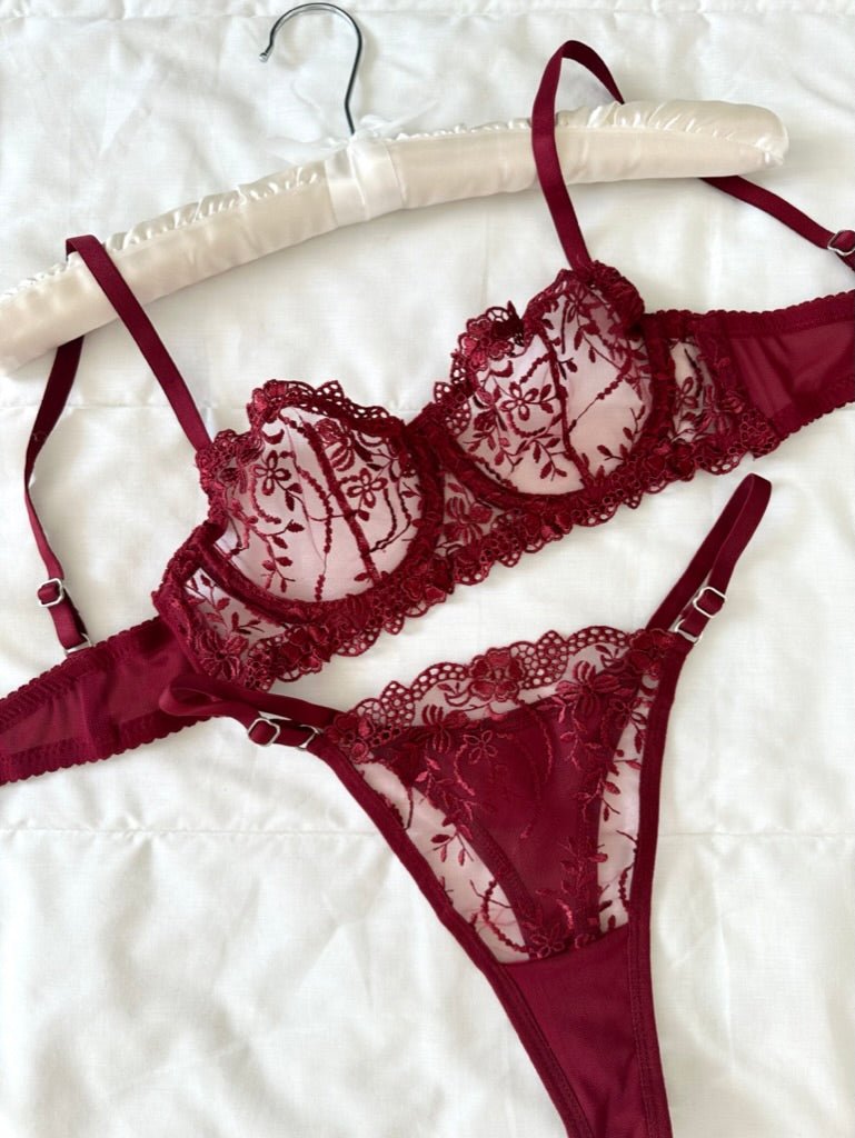 Marte Bordo Bralet Takım - Feruz Design