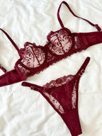 Marte Bordo Bralet Takım - Feruz Design
