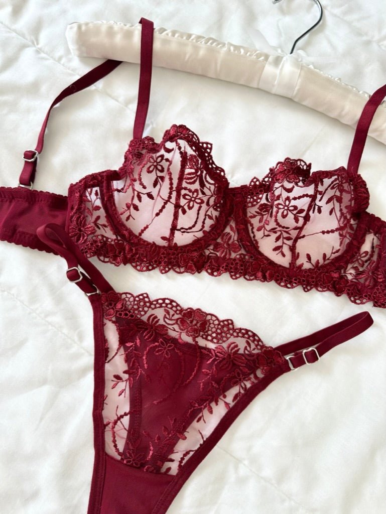 Marte Bordo Bralet Takım - Feruz Design