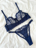 Marte Lacivert Bralet Takım - Feruz Design