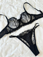 Marte Siyah Bralet Takım - Feruz Design