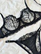 Marte Siyah Bralet Takım - Feruz Design
