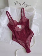 Megan Bordo Bodysuit - Feruz Design