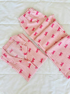 Pembe Fiyonk Bürümcük Pijama Takımı - Feruz Design