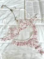 Pretty Ekru Tül Sütyen Takımı - Feruz Design