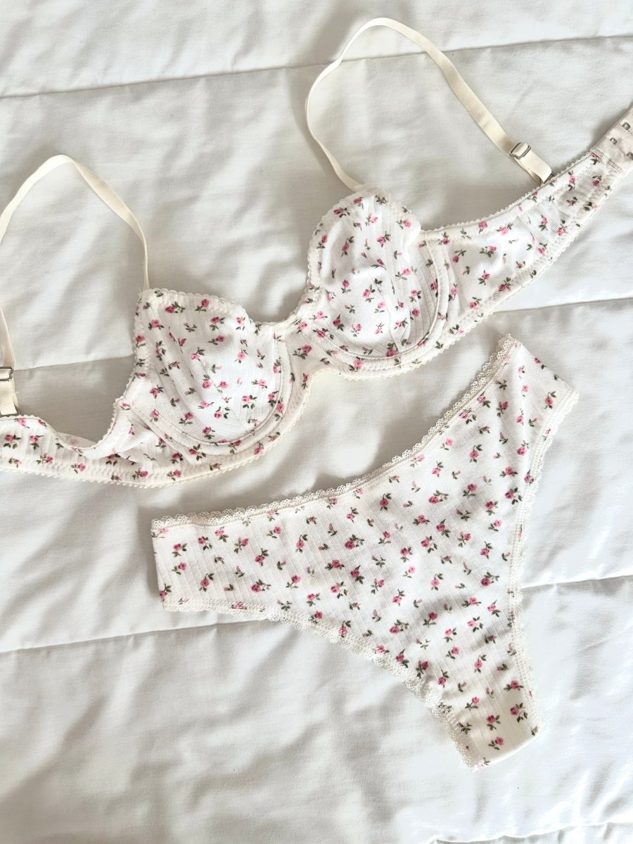 Rosy Garden Soft Balenli Takım - Feruz Design
