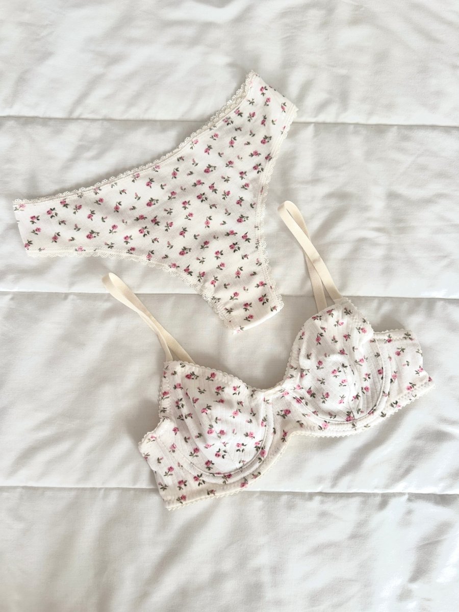 Rosy Garden Soft Balenli Takım - Feruz Design