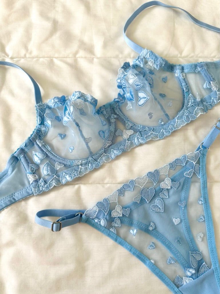 Shay Mavi Bralet Takım - Feruz Design