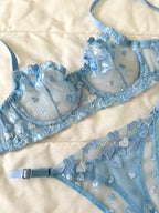 Shay Mavi Bralet Takım - Feruz Design