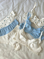 Soft Blue 3'lü İç Giyim Seti - Feruz Design
