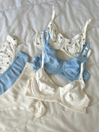 Soft Blue 3'lü İç Giyim Seti - Feruz Design